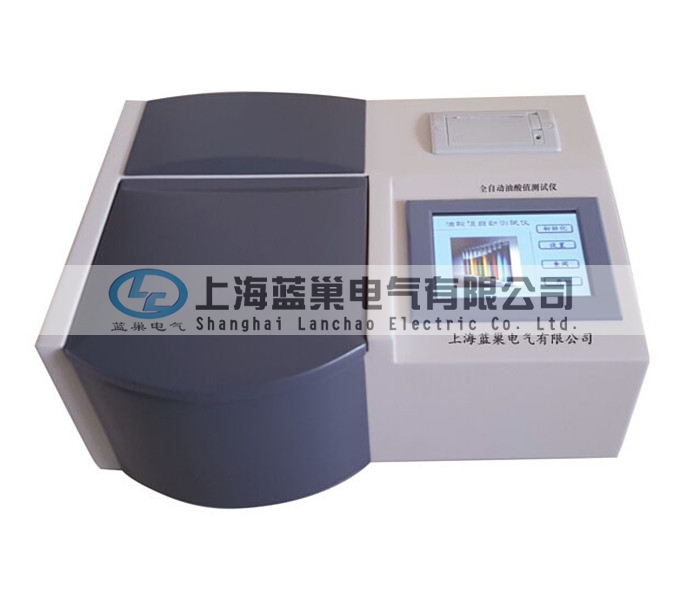 LCSZ-3B全自動(dòng)絕緣油酸值測(cè)定儀（三杯型）采用中和法原理，于常溫狀態(tài)下，微機(jī)控制自動(dòng)完成加液、攪拌、滴定及終點(diǎn)判斷。采用觸摸式液晶屏選擇所有工作參數(shù)